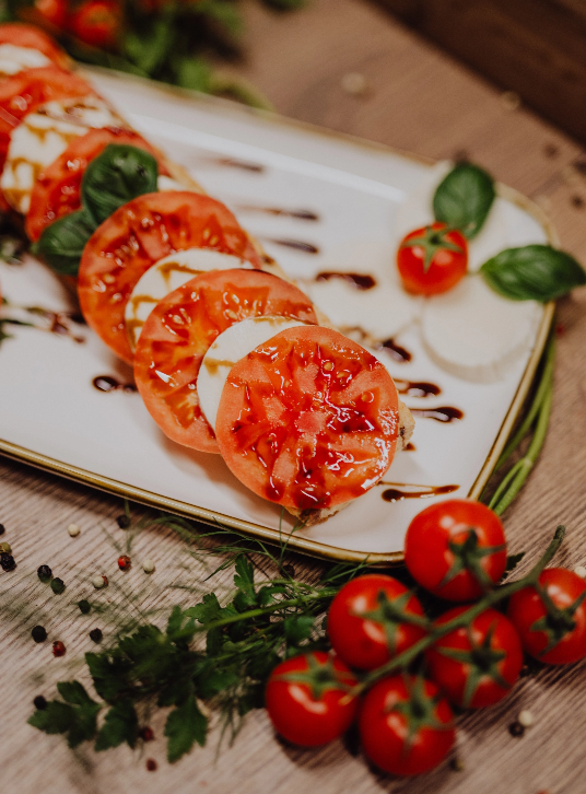 Tomaten mit Mozarella